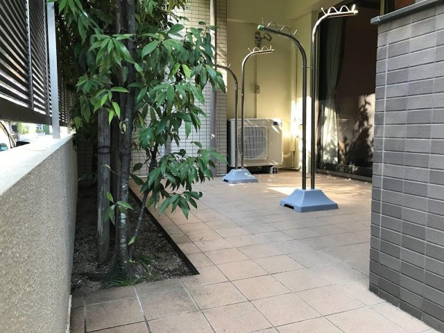 ビ・ウェルMASTERS鷹匠町のバルコニー