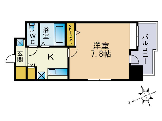 【間取り】 | コンフォートスペース箱崎 | 現況優先。
