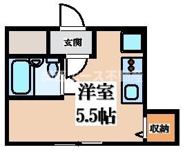 【間取り】 | 上六ハイツ