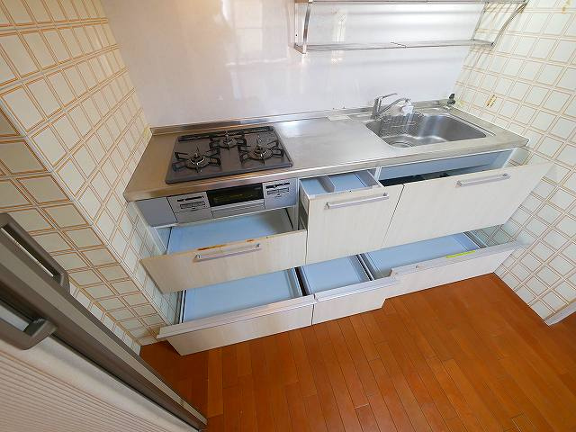藤和奈良ハイタウンⅡのキッチン|お料理しやすいキッチンです
