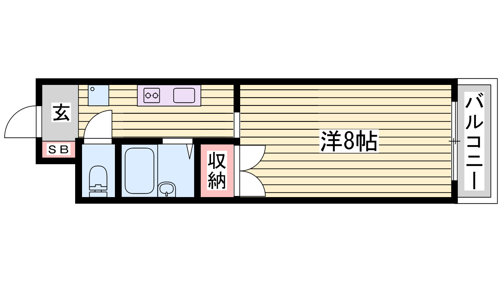 シャトー雅の間取り