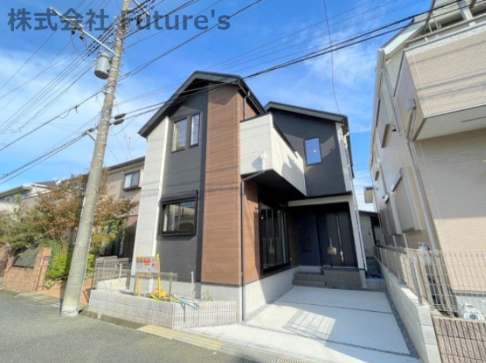 流山市鰭ヶ崎　新築戸建　全1棟の外観|JR武蔵野線・つくばエクスプレス【南流山】駅徒歩14分！！