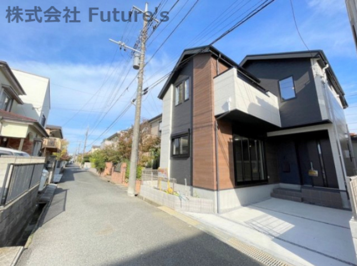 流山市鰭ヶ崎　新築戸建　全1棟の外観|JR武蔵野線・つくばエクスプレス【南流山】駅徒歩14分！！