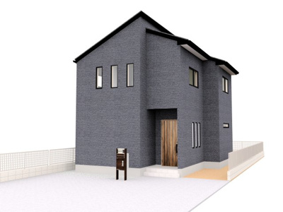 【外観パース】 | 八千代市高津　新築分譲2宅地 | A号棟の外観パースになります