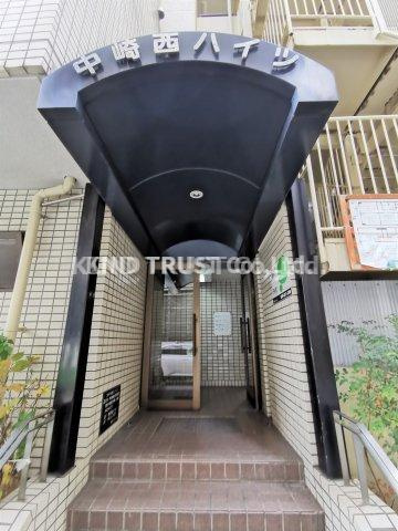 中崎西ハイツのエントランス|エントランスです