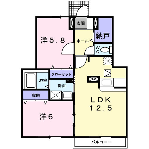 【間取り】 | ロイヤル　イースト