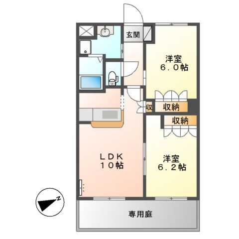 【間取り】 | フィールドピアＥ