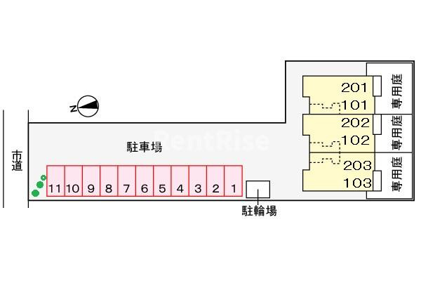 サニーテラス・アイの駐車場|駐車場