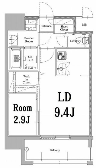 【間取り】 | エンクレスト天神LARK