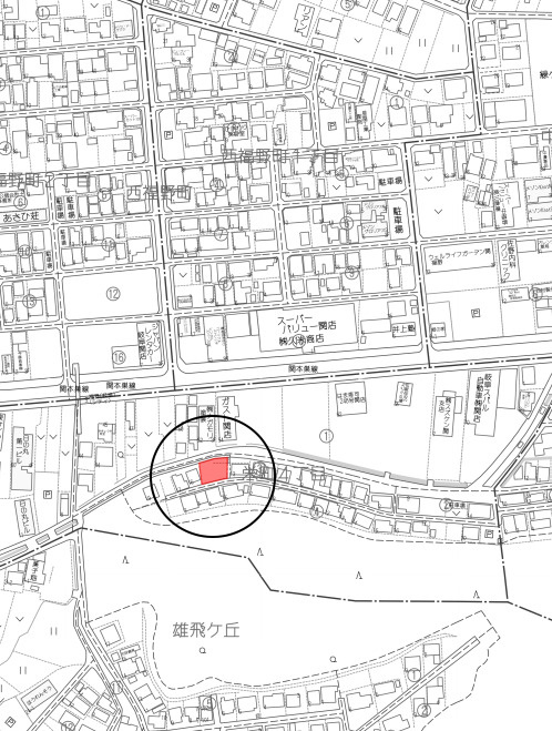 土地　栄町4丁目の地図
