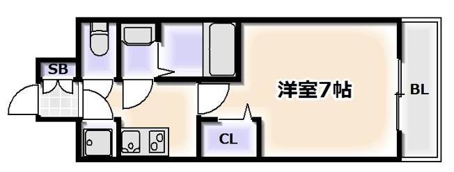 【間取り】 | レジュールアッシュ難波MINAMIⅡ