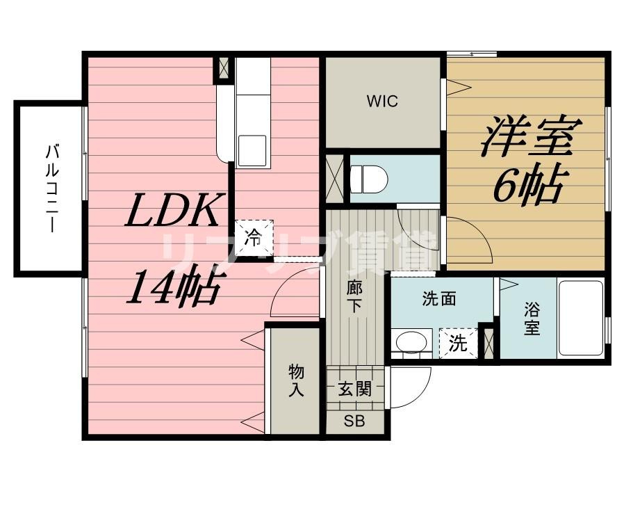 イーストサンハイムの間取り