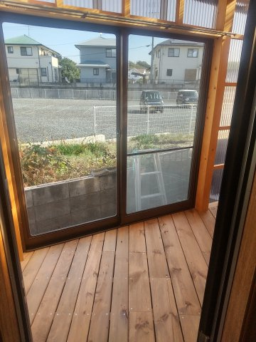 ネーデル北園の内装|テラス付！雨の日でも洗濯物が干せます