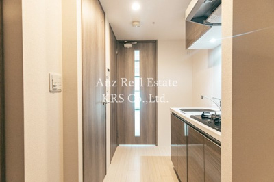 【キッチン】 | エステムコート心斎橋ｃｅｎｔｒａｌ | キッチンは壁面に設置されています！