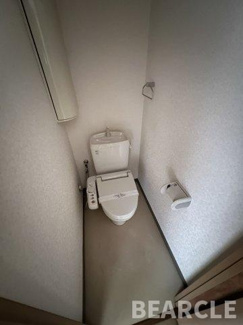 【トイレ】 | フラット長者町 | 落ち着いた色調のトイレです