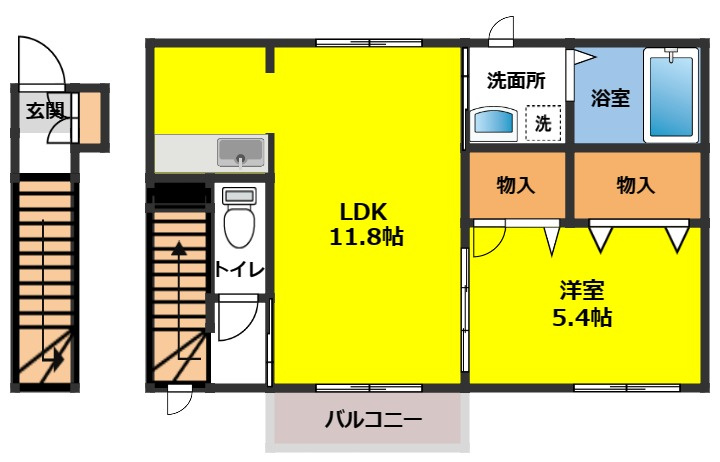 Alicia(アリシア)の間取り