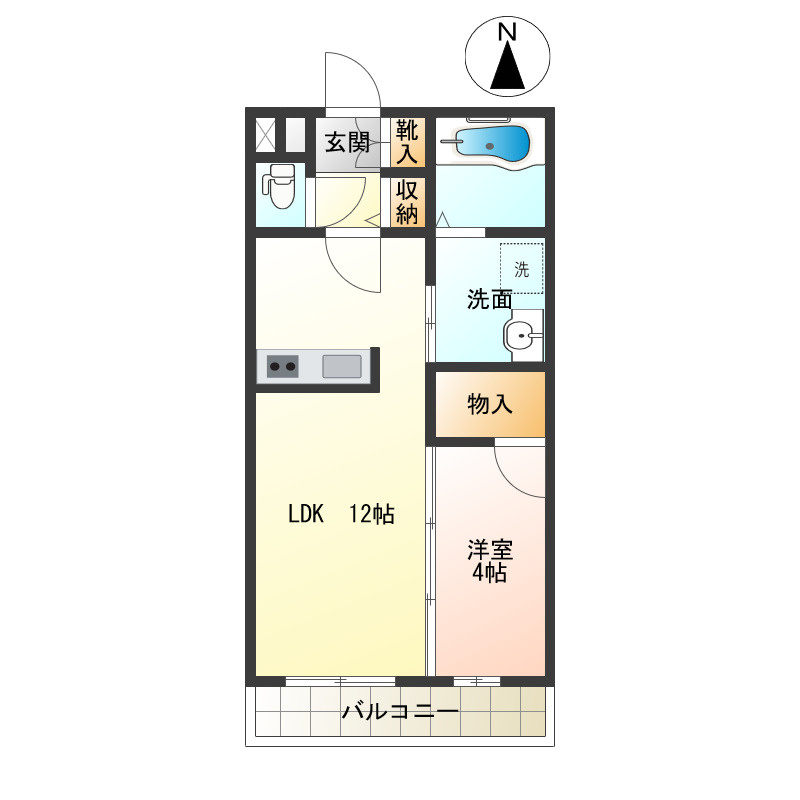 ボルツⅣの間取り