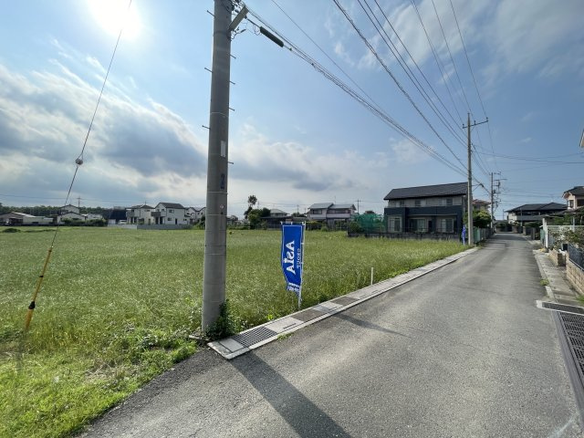 建築条件なし 売地79坪　川越市大袋の前面道路含む現地写真|現地（2023年6月）撮影　東側約4.0ｍ公道