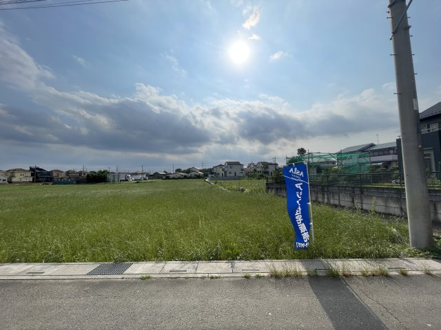 建築条件なし 売地79坪　川越市大袋の外観|現地（2023年6月）撮影　土地面積７０坪超え！