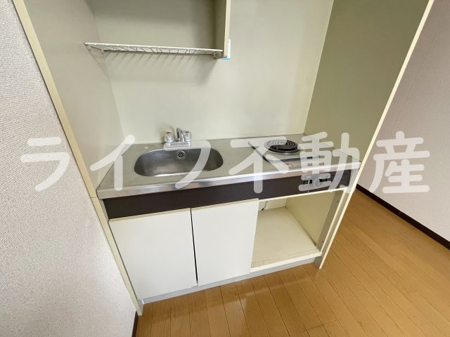 M’ｓ長瀬のキッチン|コンパクトなキッチンで掃除もラクラク