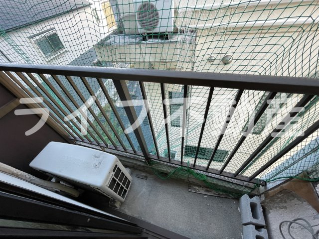 M’ｓ長瀬のバルコニー|外からの目が気にならないバルコニーで洗濯物が干せます