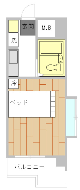 ホワイトパレス山口Ⅰ番館の間取り
