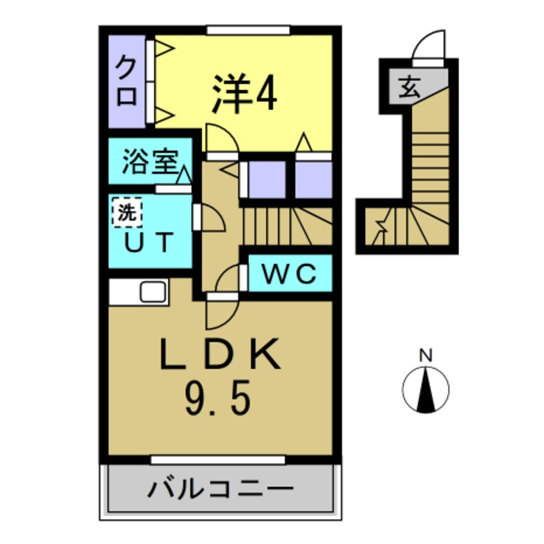 イースト加木屋の間取り
