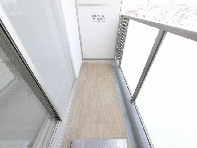 グランカーサ天王寺EASTのバルコニー