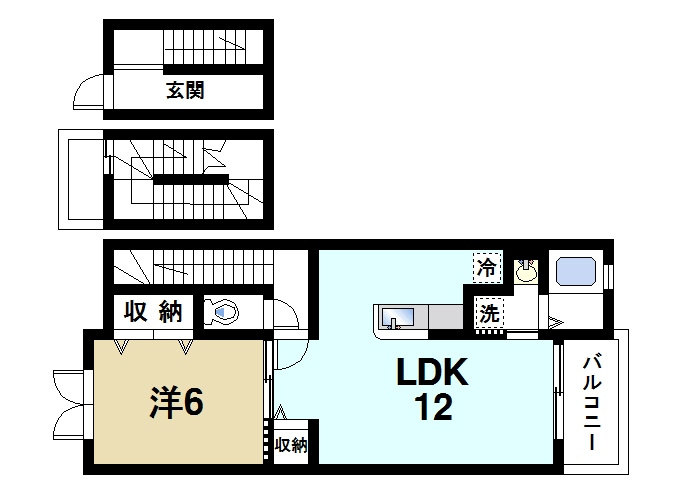 フォレスティアの間取り|使いやすい間取りです