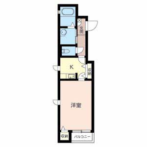 フルール加古川の間取り
