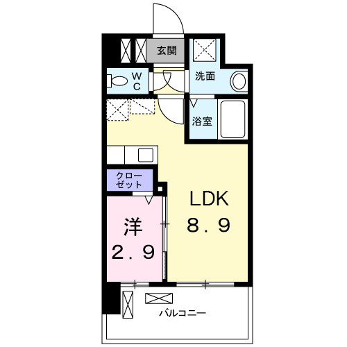 【間取り】 | スカイパレス空港東