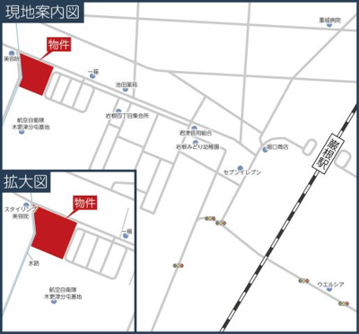 【地図】 | 木更津市岩根　分譲地　全２１区画　１区画