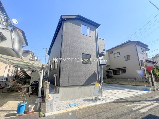 月々７万円台～　新築戸建　川越市霞ケ関北11期の前面道路含む現地写真