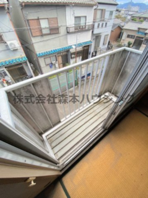 【バルコニー】 | 　翠甲園ハイツ | バルコニー付きです