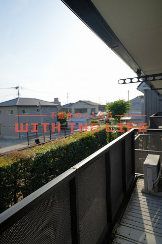 ハミングタウン合川【10,000円キャッシュバック対象物件】のバルコニー|暖かな日差しのふりそそぐバルコニー