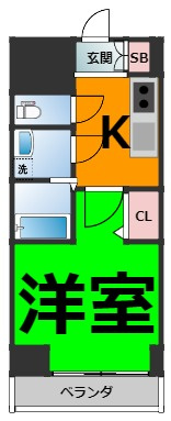仲介手数料0円！！エスプレイス上前津レガシーの間取り