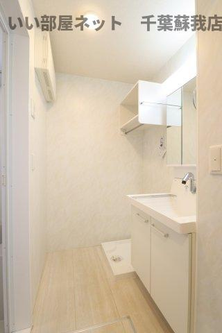 ミッドタウンおゆみ野の洗面所|忙しい朝には欠かせない洗面所です