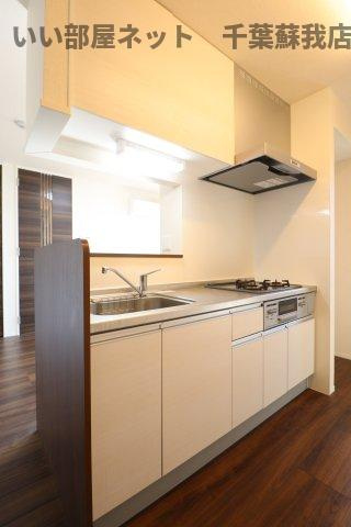 ミッドタウンおゆみ野のキッチン|きれいなキッチンです