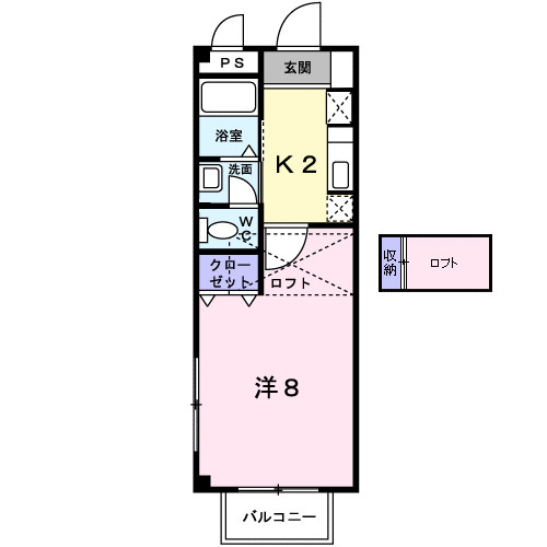 【間取り】 | ソシア吉塚A