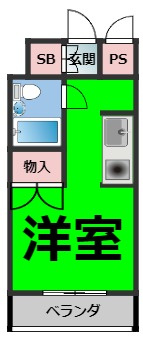 仲介手数料0！！メゾンドエトワールの間取り