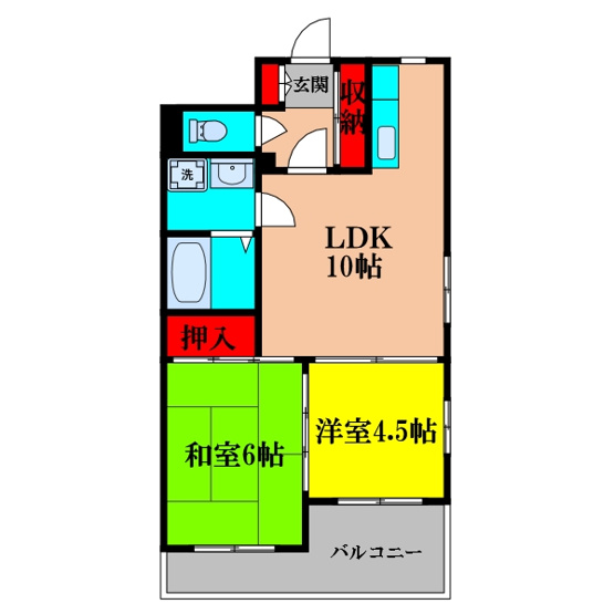 【間取り】 | ハイツ寿見礼