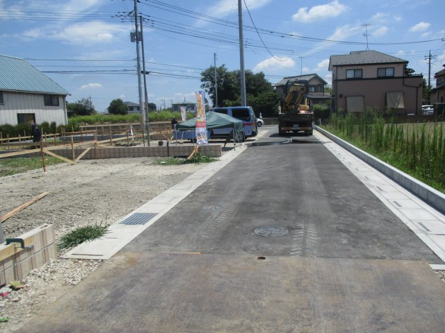 リーブルガーデン．Ｓ　鴻巣市鴻巣第１　の前面道路含む現地写真|現地前面道路（2023年07月31日）撮影