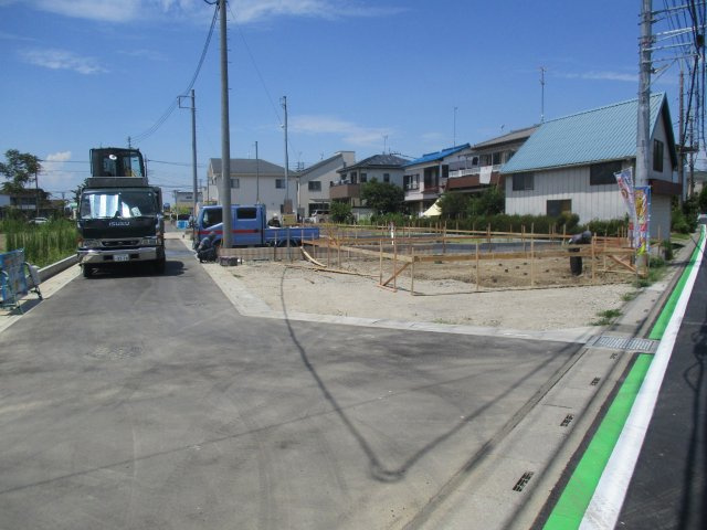 リーブルガーデン．Ｓ　鴻巣市鴻巣第１　の前面道路含む現地写真|現地前面道路（2023年07月31日）撮影