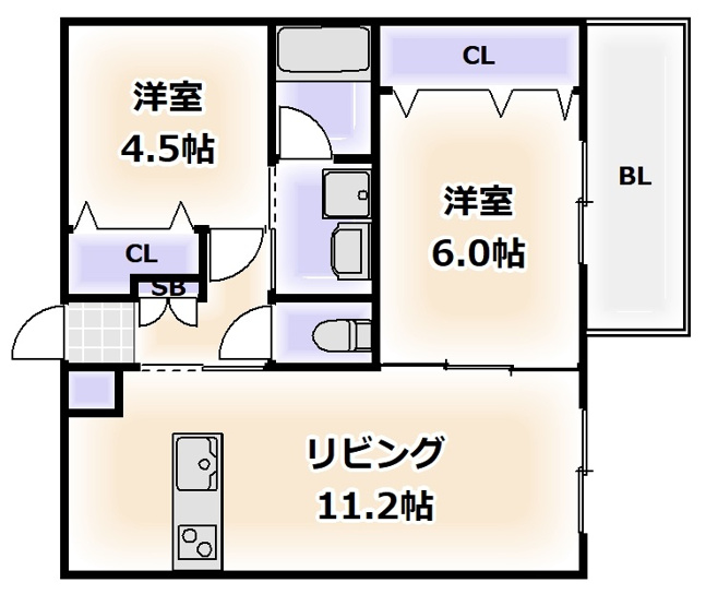 【間取り】 | サムティ難波グレイス