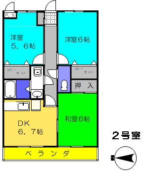 【間取り】 | コモド大宮上小町第一