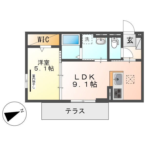 ラ・レコルトⅡの間取り