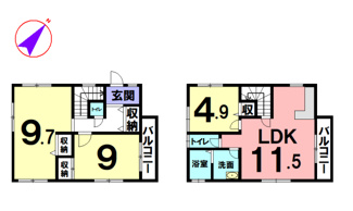 【間取り】 | 加東市上三草