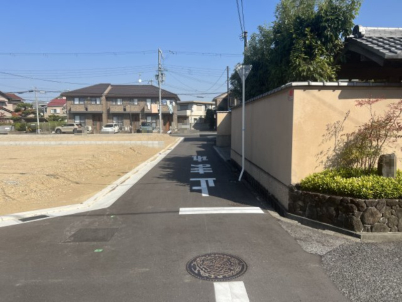 泉大津市松之浜町一丁目土地　４号地の周辺|南東側道路