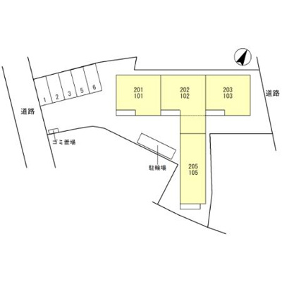 【区画図】 | ウエスタンハイツ17