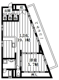 【間取り】 | アウローラⅡ